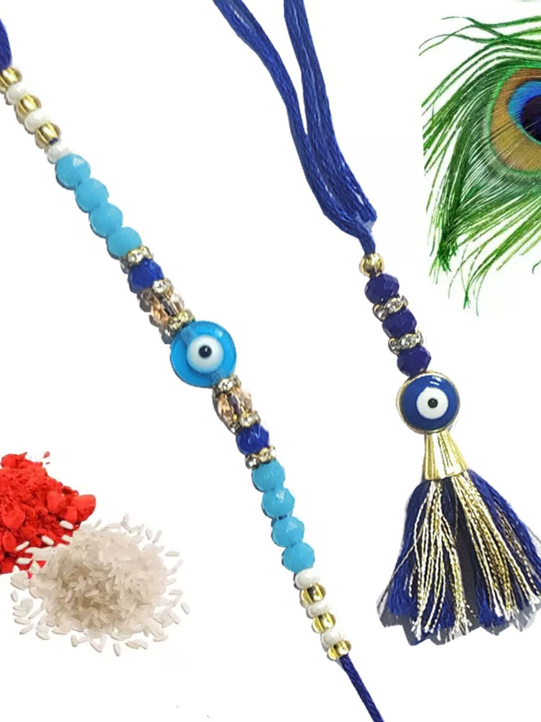 

BAESD Thread Rakhi, Blue