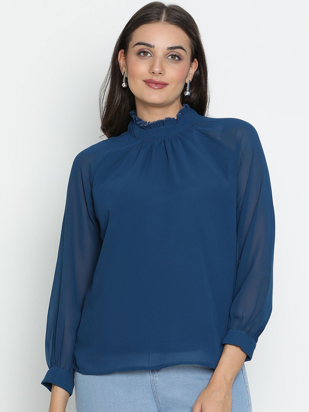 

DRAAX Fashions Top, Blue