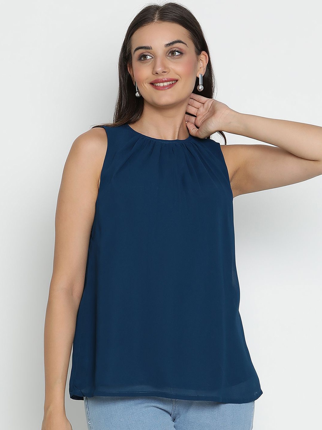 

DRAAX Fashions Top, Blue