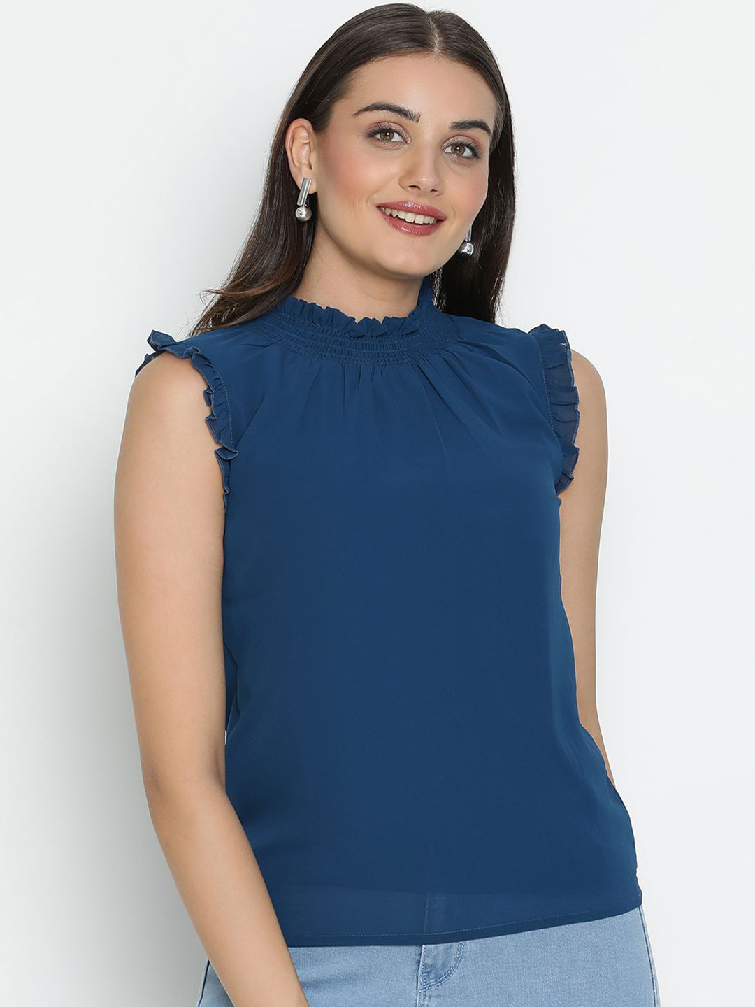 

DRAAX Fashions Top, Blue