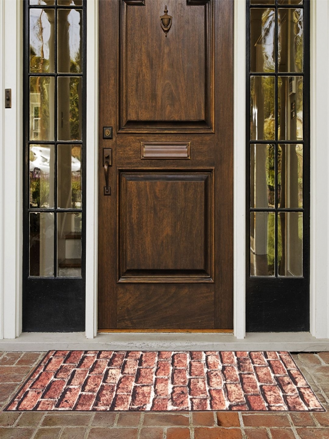

Matz and More Brown Printed Anti-Slip Rectangular Runner