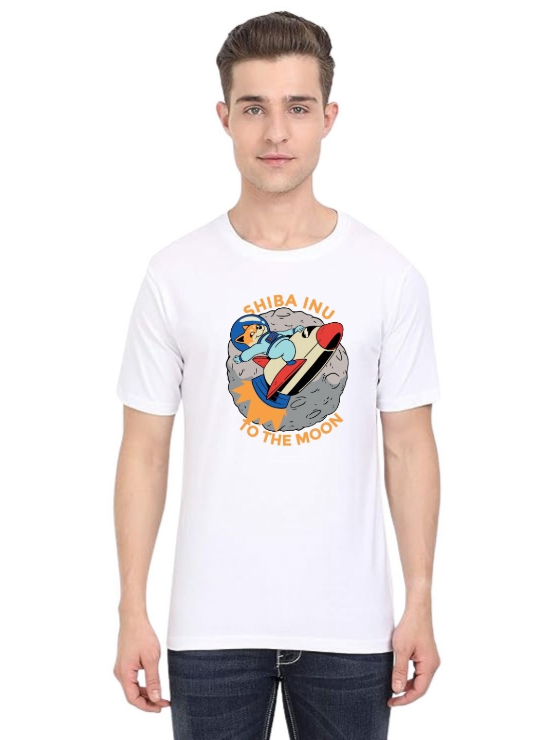 

BAESD Men Printed T-shirt, White