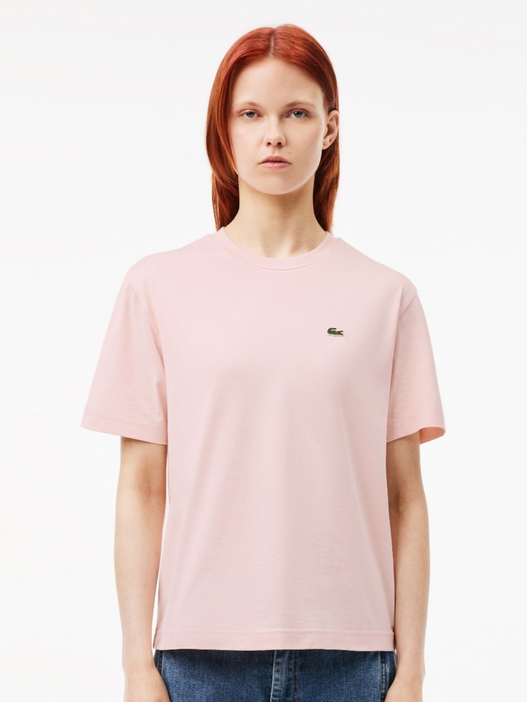 

Lacoste Women V-Neck Pockets T-shirt, Pink