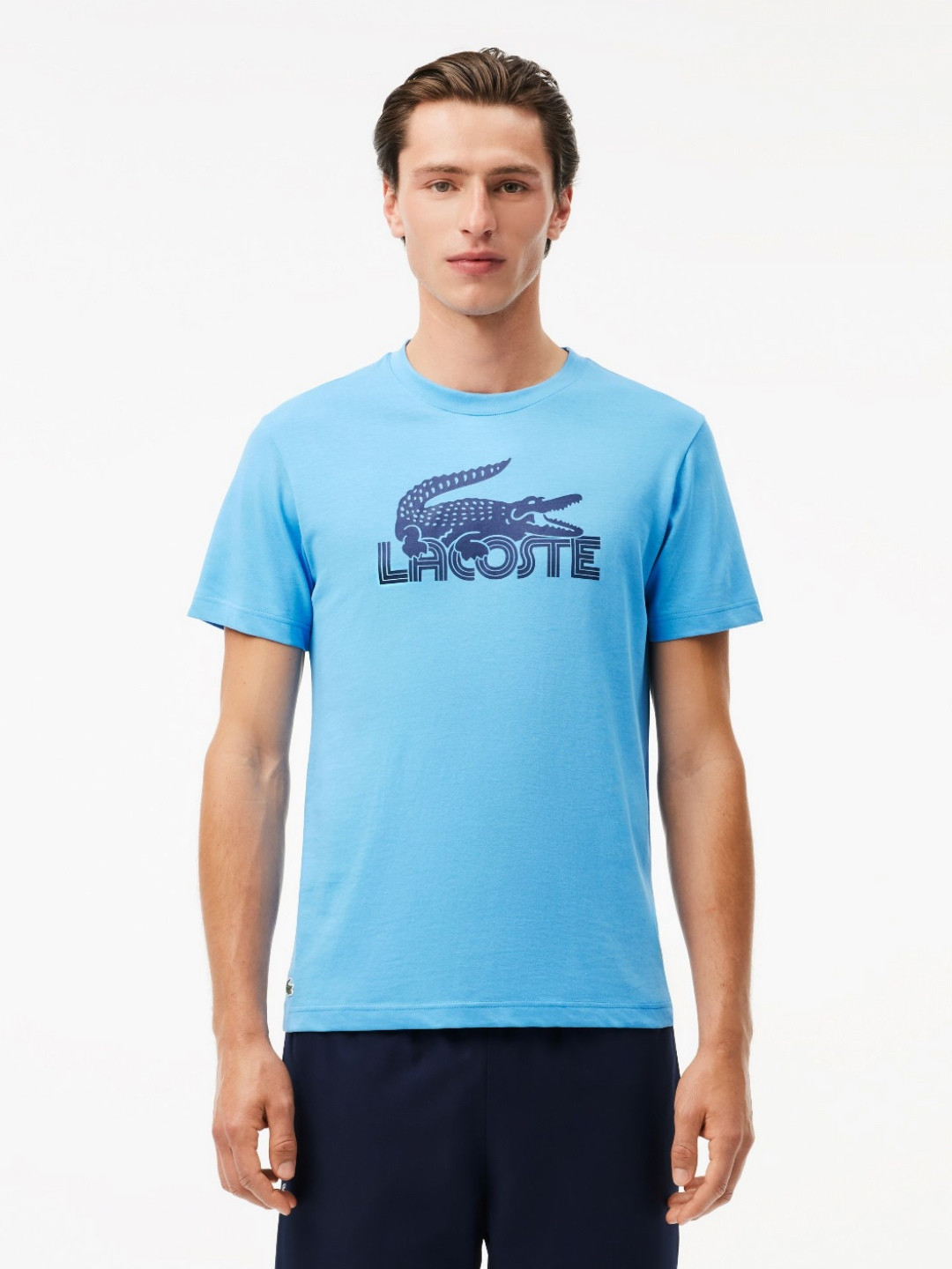 

Lacoste Men Printed T-shirt, Blue