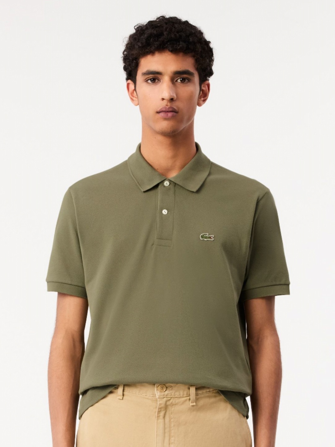 

Lacoste Men Polo Collar Pockets T-shirt, Brown