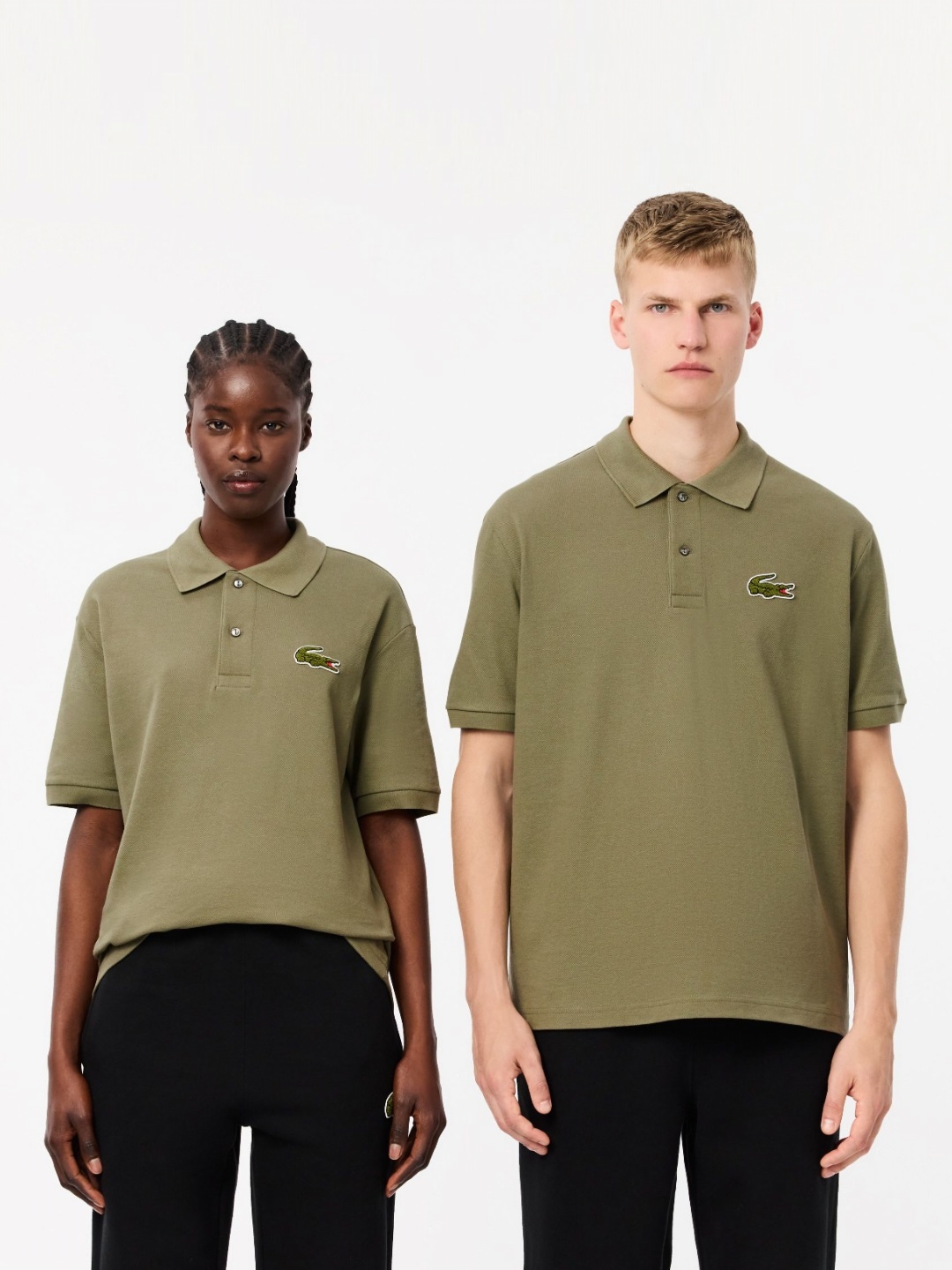 

Lacoste Men Polo Collar Applique T-shirt, Brown