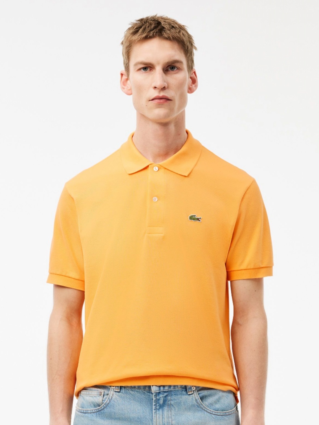 

Lacoste Men Polo Collar Pockets T-shirt, Orange