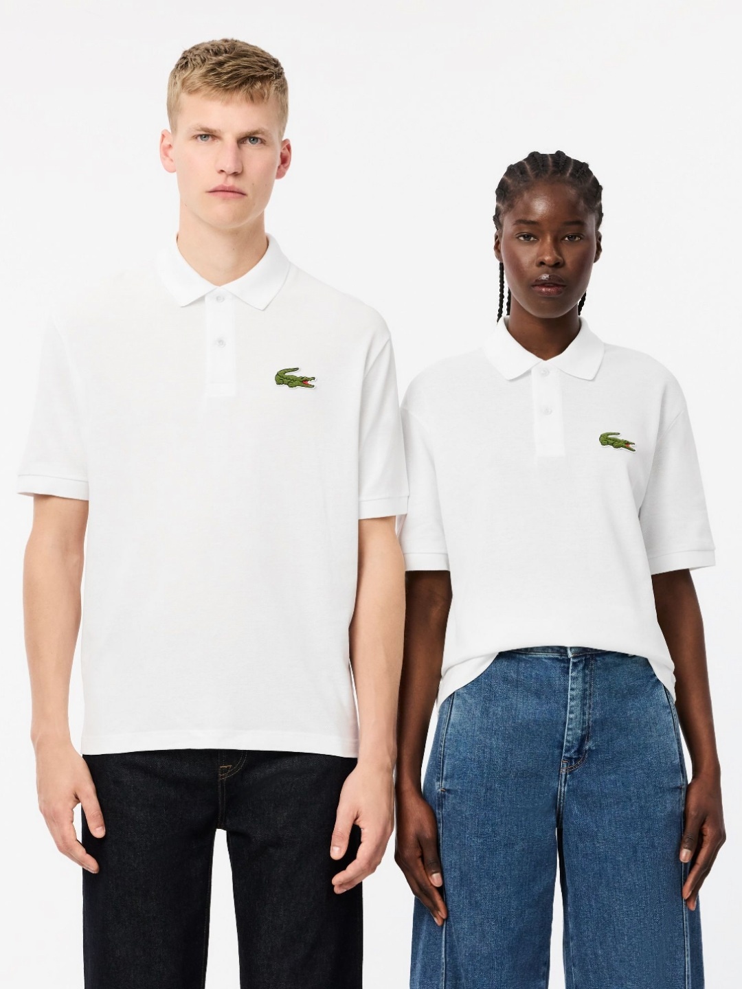 

Lacoste Men Polo Collar Pockets T-shirt, White