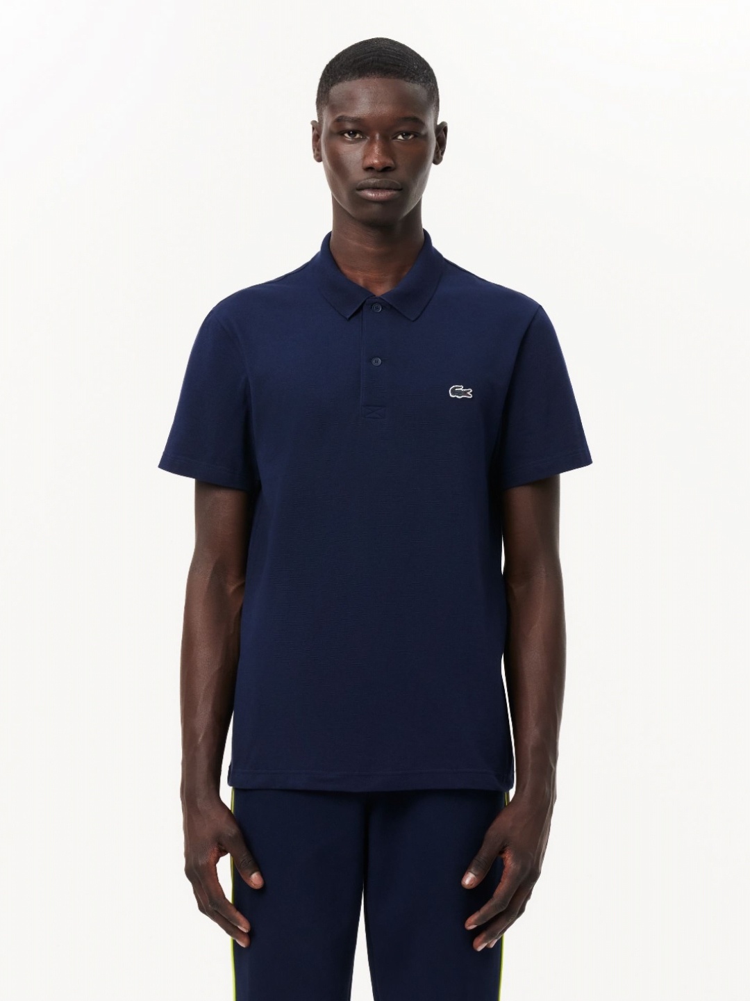 

Lacoste Men Polo Collar Applique T-shirt, Navy blue
