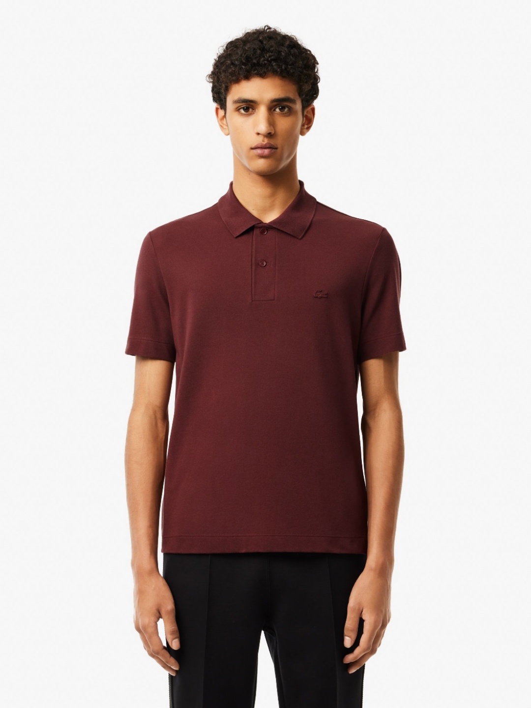 

Lacoste Men Polo Collar Pockets T-shirt, Purple