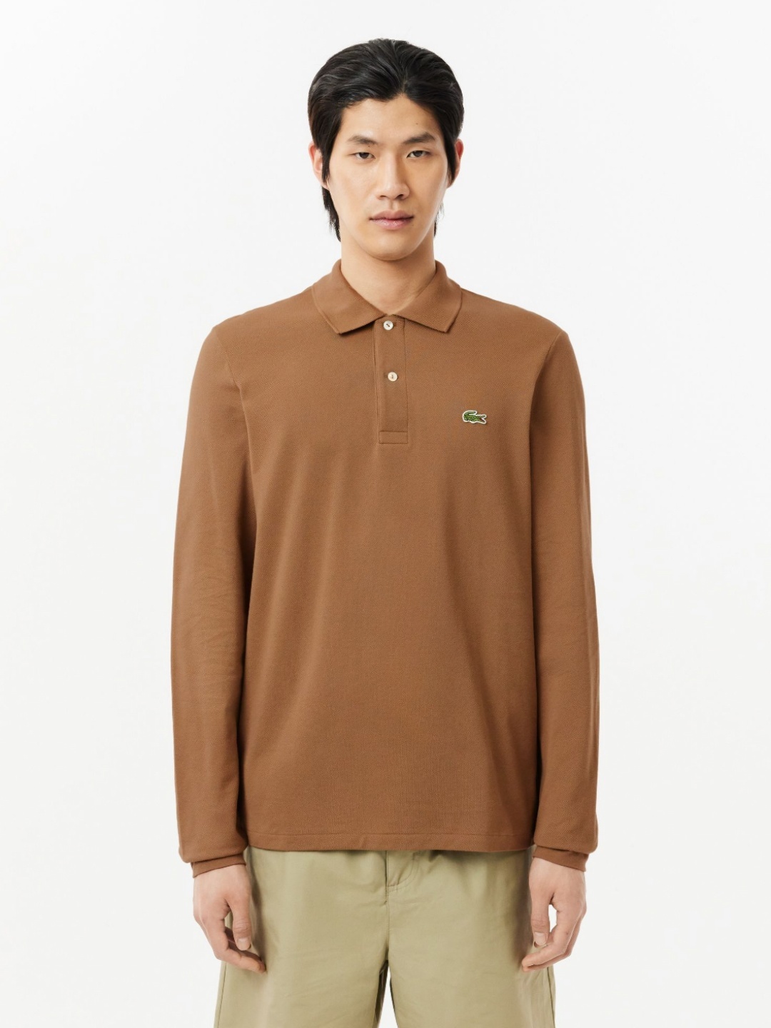 

Lacoste Men Polo Collar Pockets T-shirt, Brown
