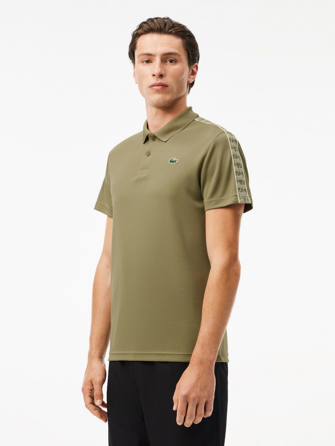 

Lacoste Men Polo Collar Pockets T-shirt, Brown