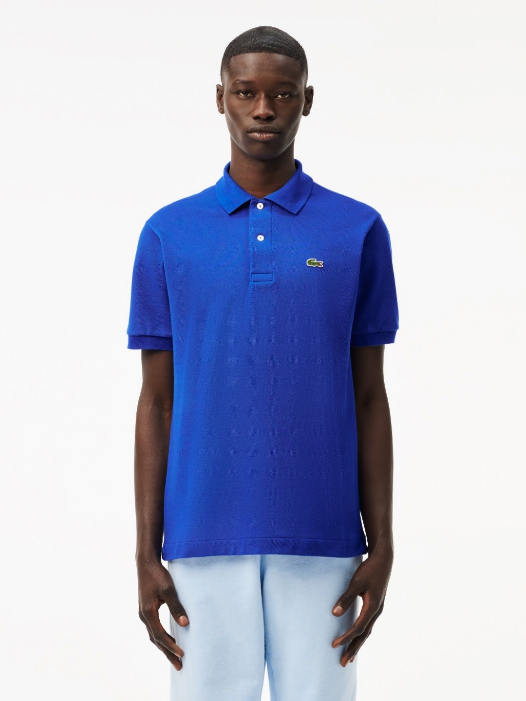 

Lacoste Men Polo Collar Pockets T-shirt, Blue