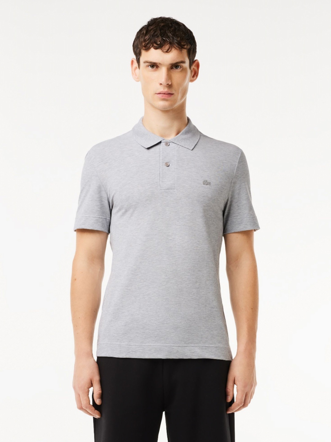 

Lacoste Men Polo Collar Pockets T-shirt, Grey