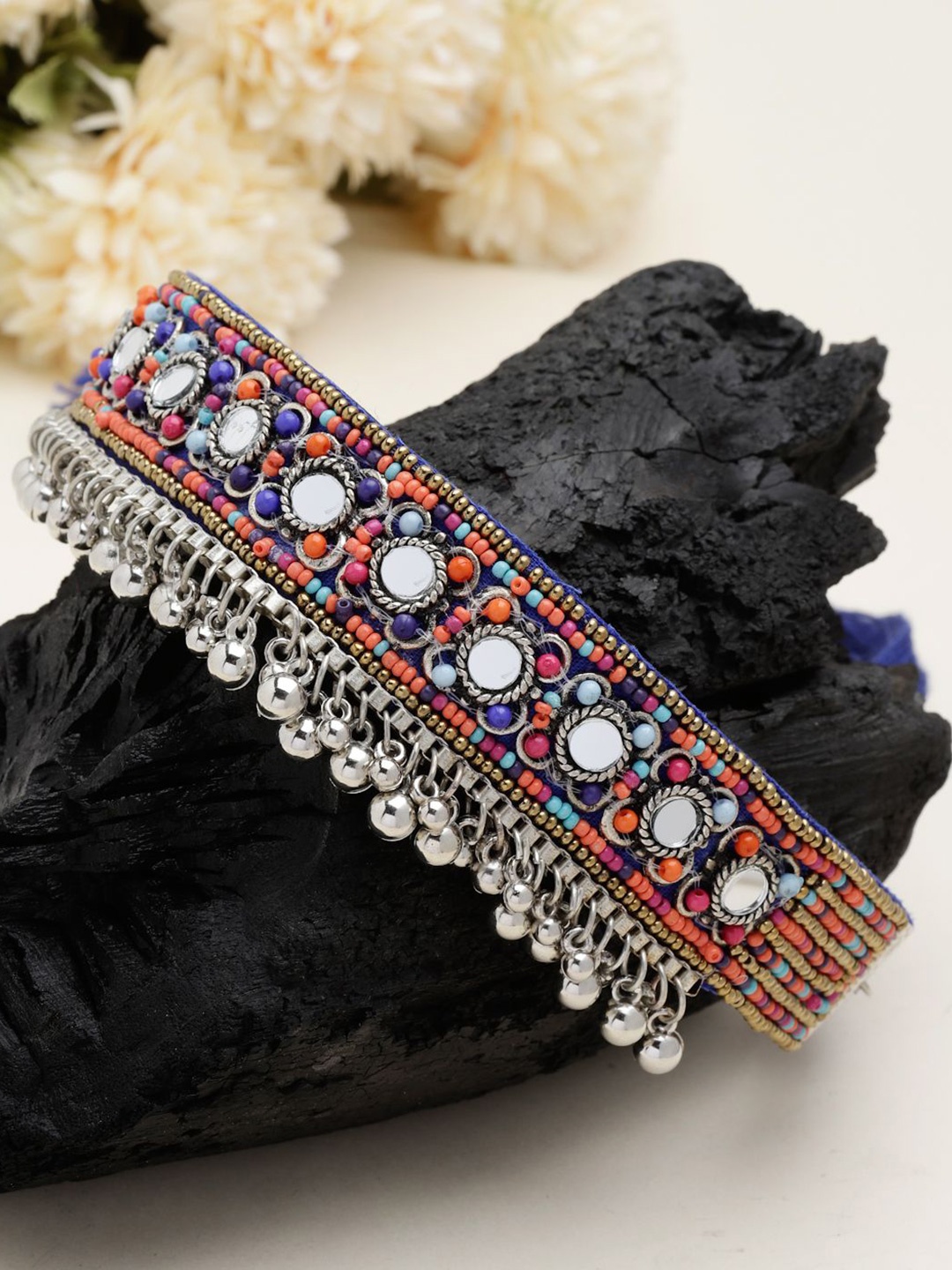 

Moedbuille Silver-Plated Beaded Necklace