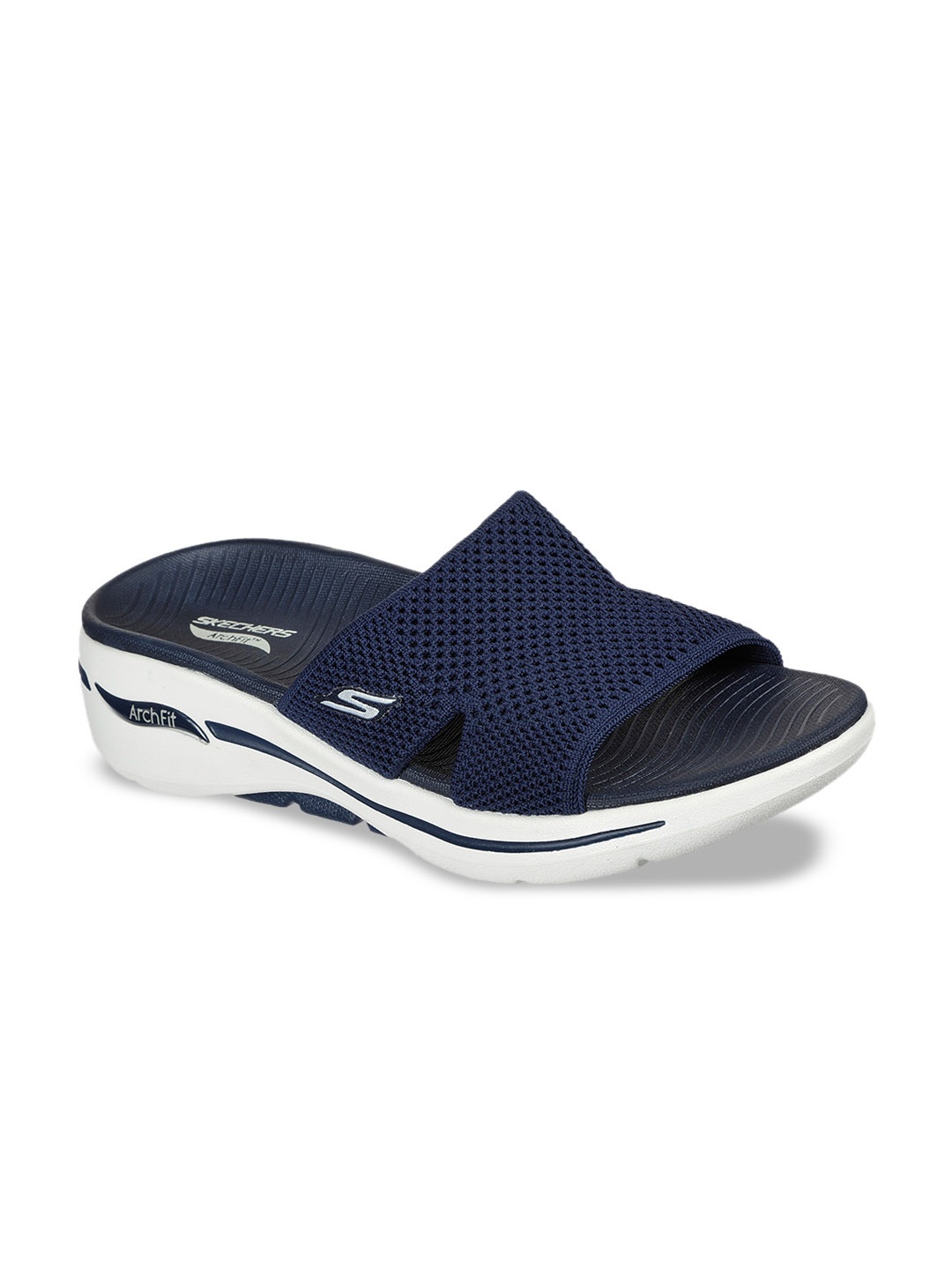 

Skechers GO WALK ARCH FIT Women Sliders, Navy blue