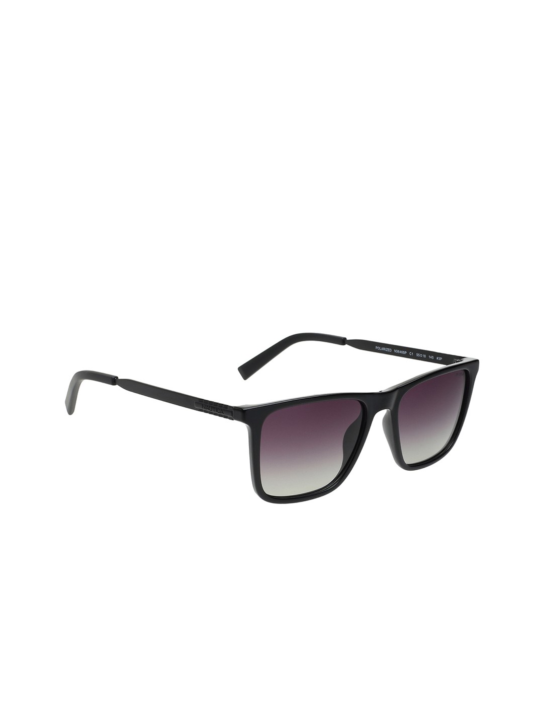 

Nautica Unisex Square Sunglasses With Polarised & UV Protected Lens, Purple