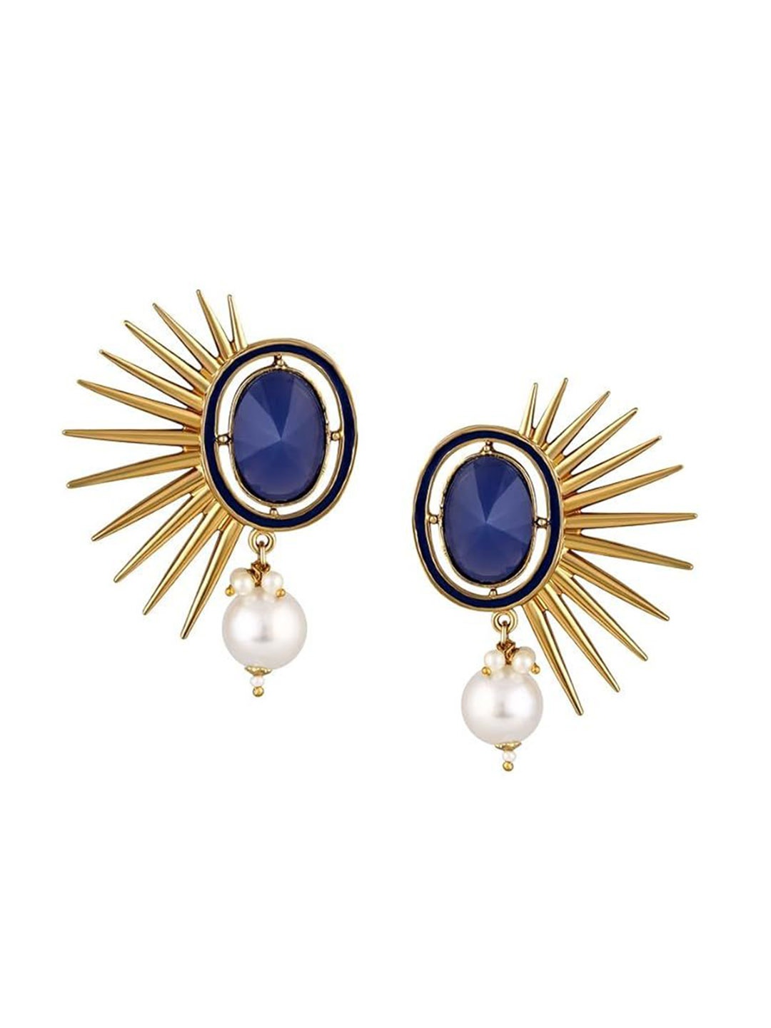 

BDIVA Contemporary Studs Earrings, Gold