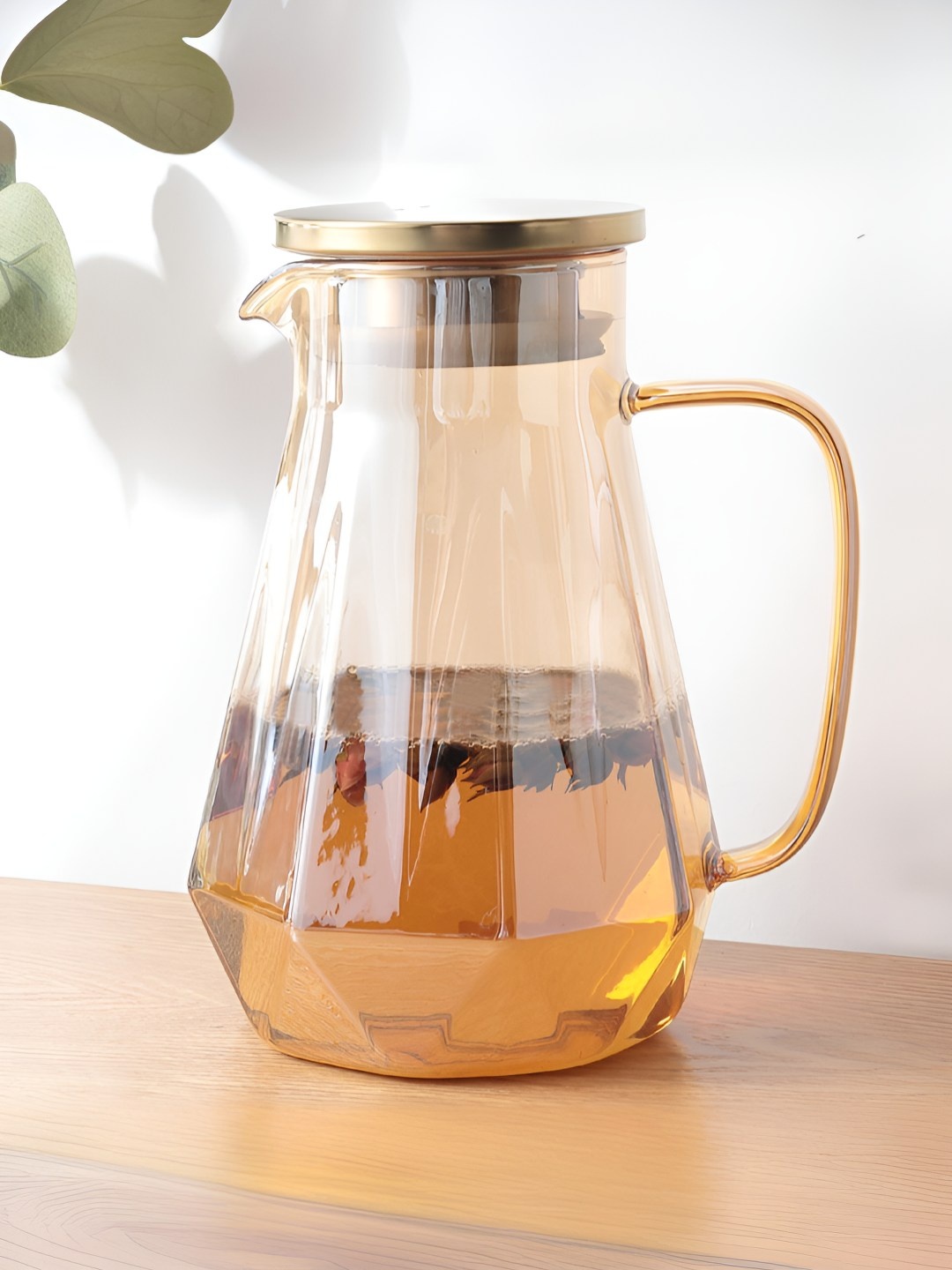 

The Better Home Brown Textured Dishwasher Safe Borosilicate Glass Jug 1.4 L