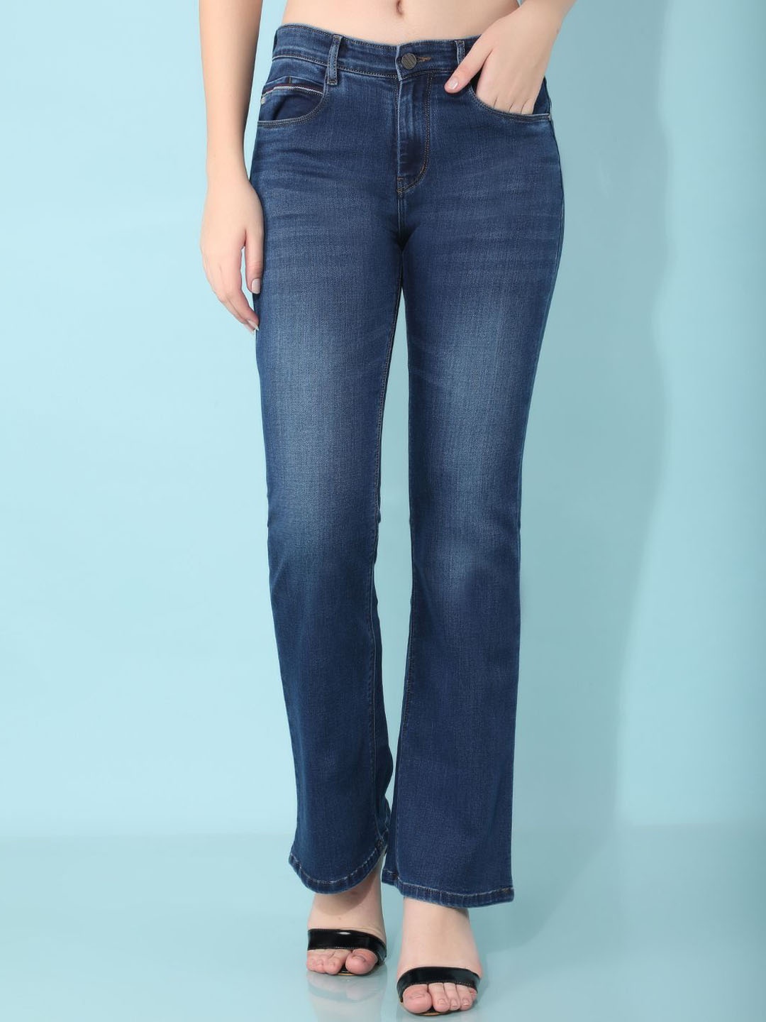 

Crimsoune Club Women Mid-Rise Stretchable Jeans, Blue