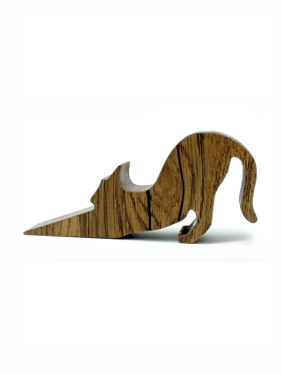 

VAH Kya Bat Hai !! Coffee Brown Non-Slip Wooden Door Stoppers