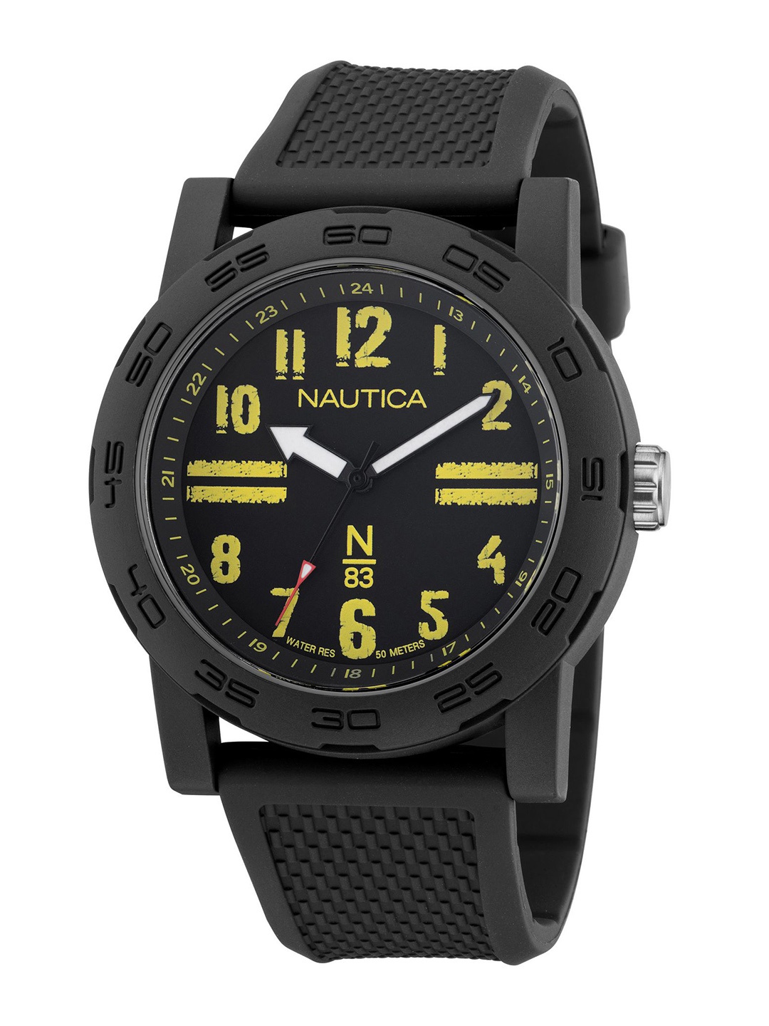 

Nautica Men N83 Everyday Ayia Triada Analogue Watch NAPATS303, Black
