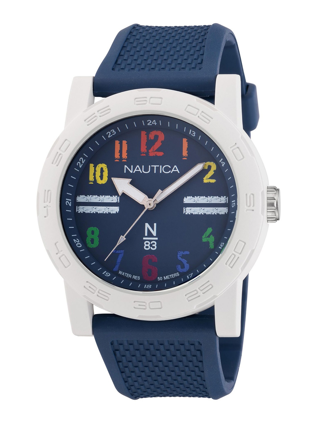 

Nautica Men N83 Everyday Ayia Triada Analogue Watch NAPATS304, Navy blue