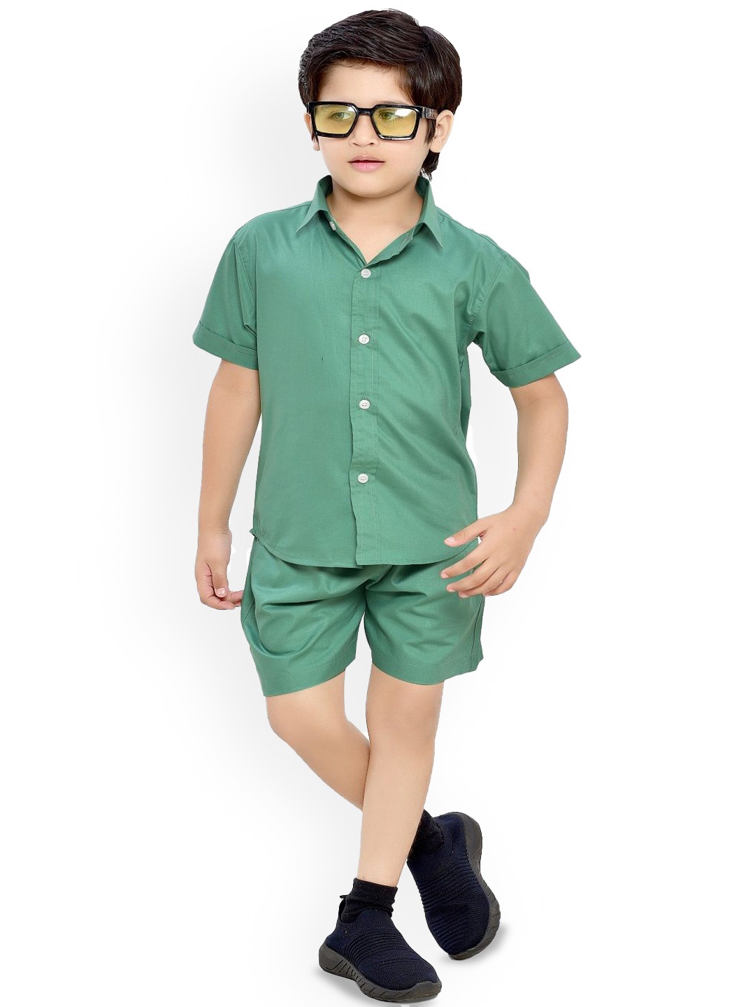 

BAESD Pure Cotton Clothing Set, Green