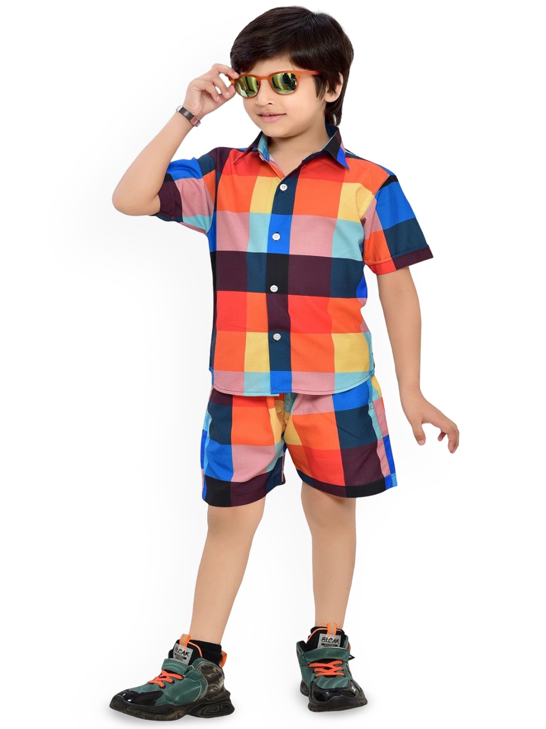 

BAESD Printed Pure Cotton Clothing Set, Red