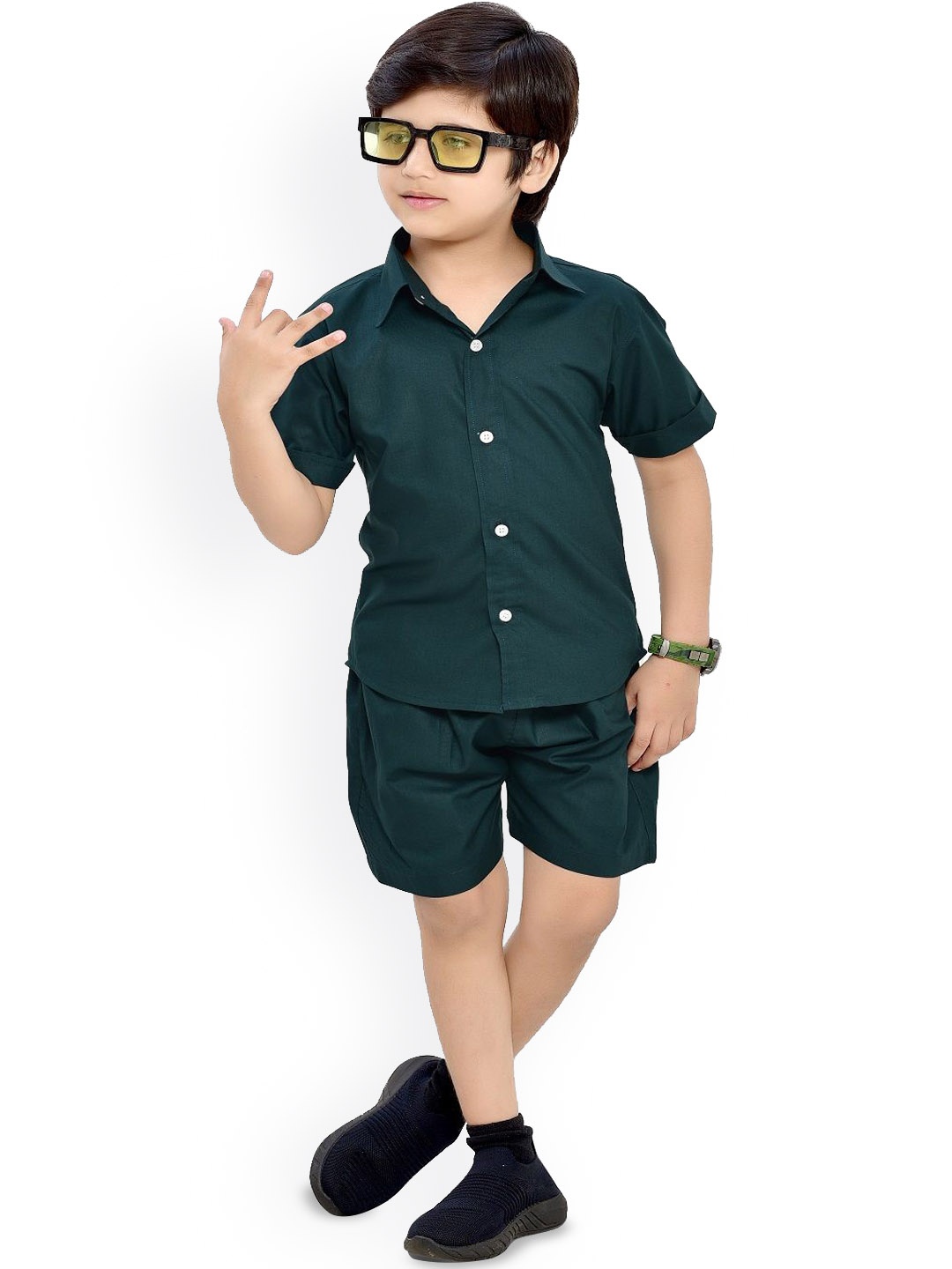 

BAESD Pure Cotton Clothing Set, Green