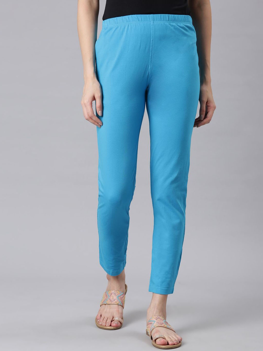 

DIXCY SCOTT Slimz Ankle-Length Leggings, Blue