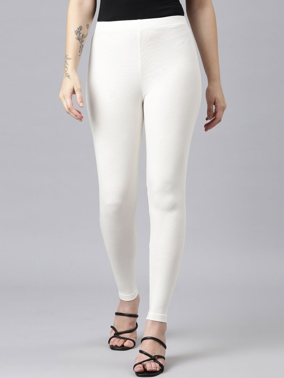 

DIXCY SCOTT Slimz Churidar Length Leggings, Cream