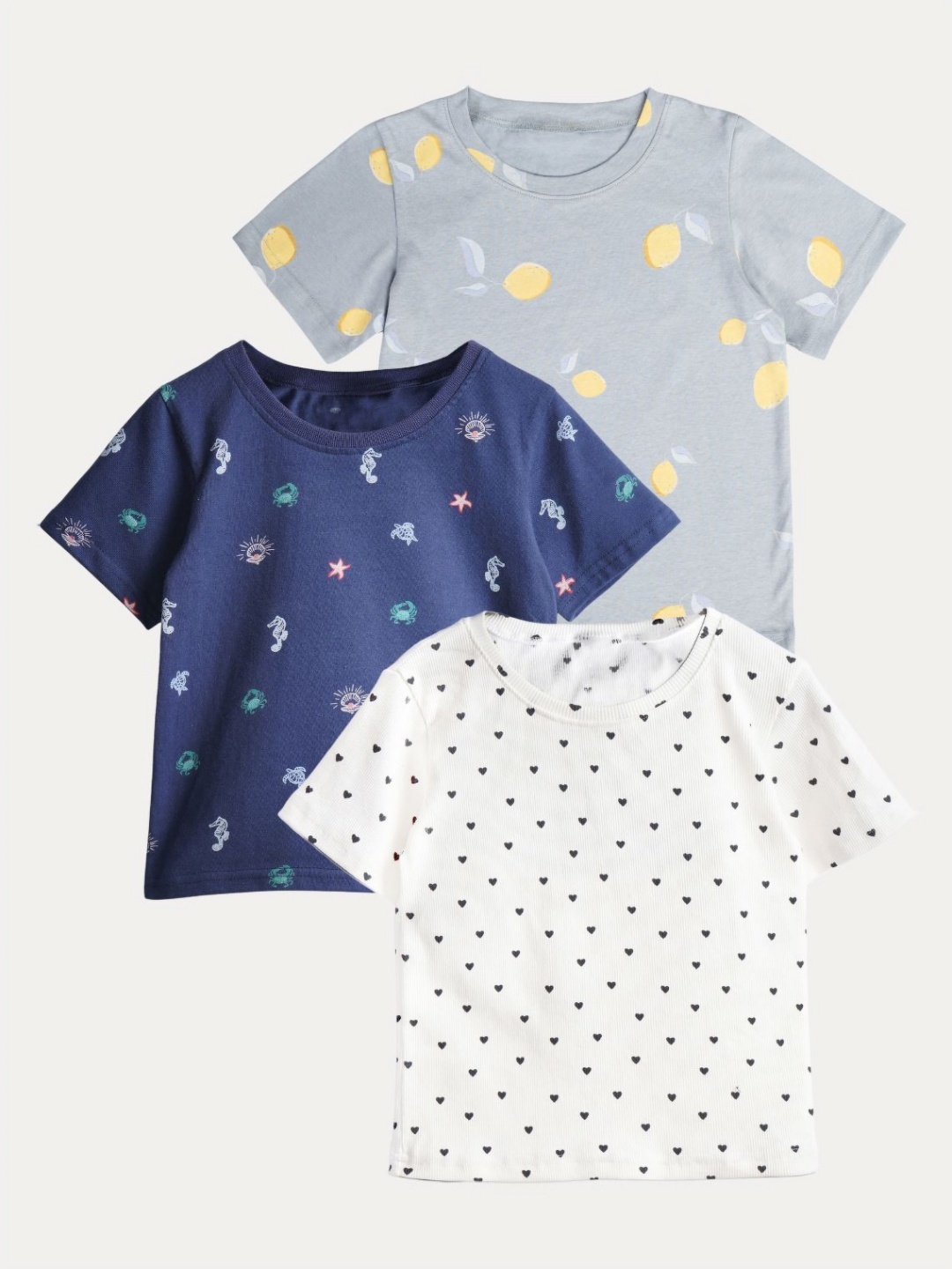 

BforBlossom Kids Printed Applique T-shirt, Grey
