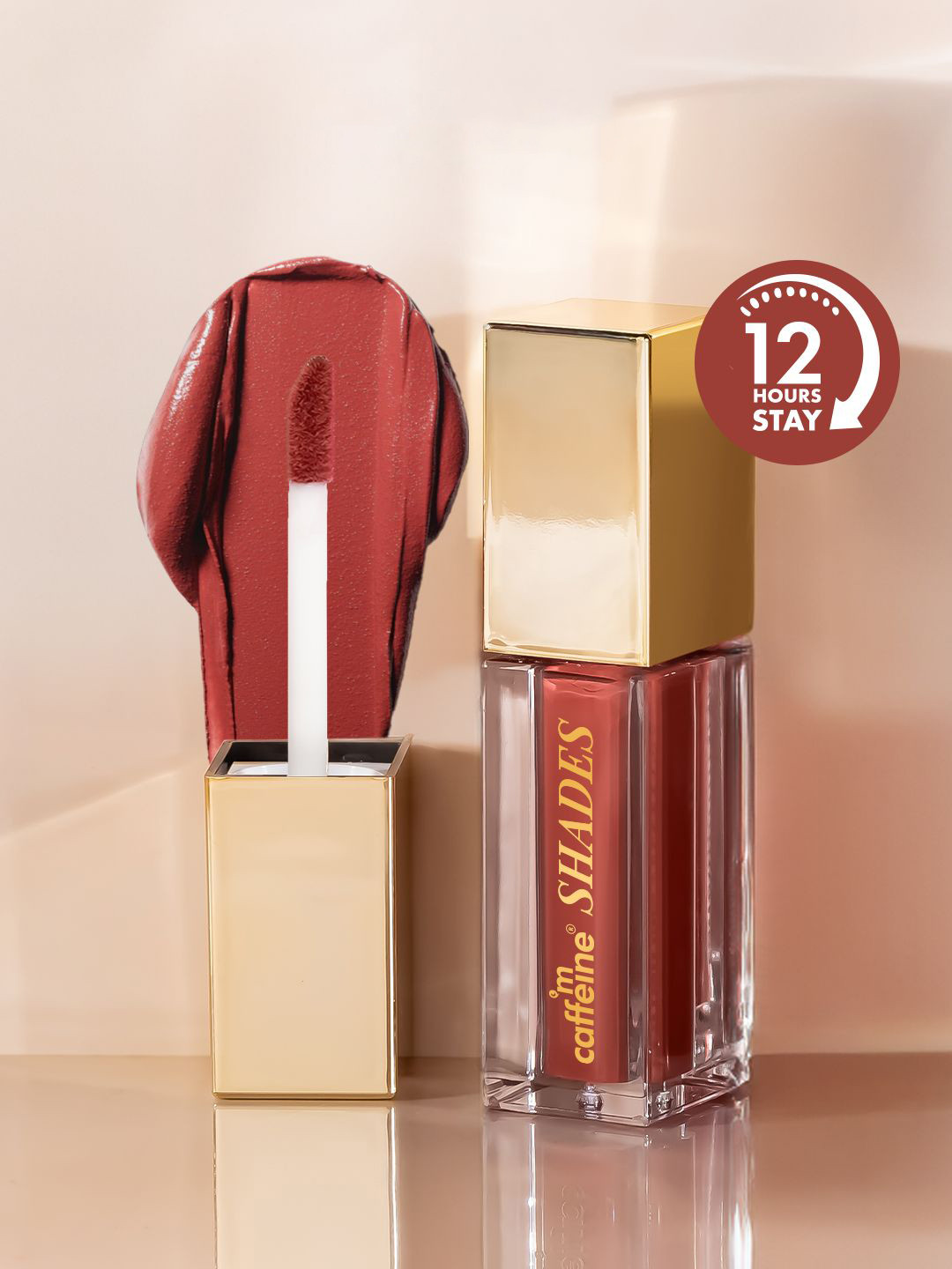 

mCaffeine SHADES Blur Matte Lipstick - 4ml - Rose Wood, Red