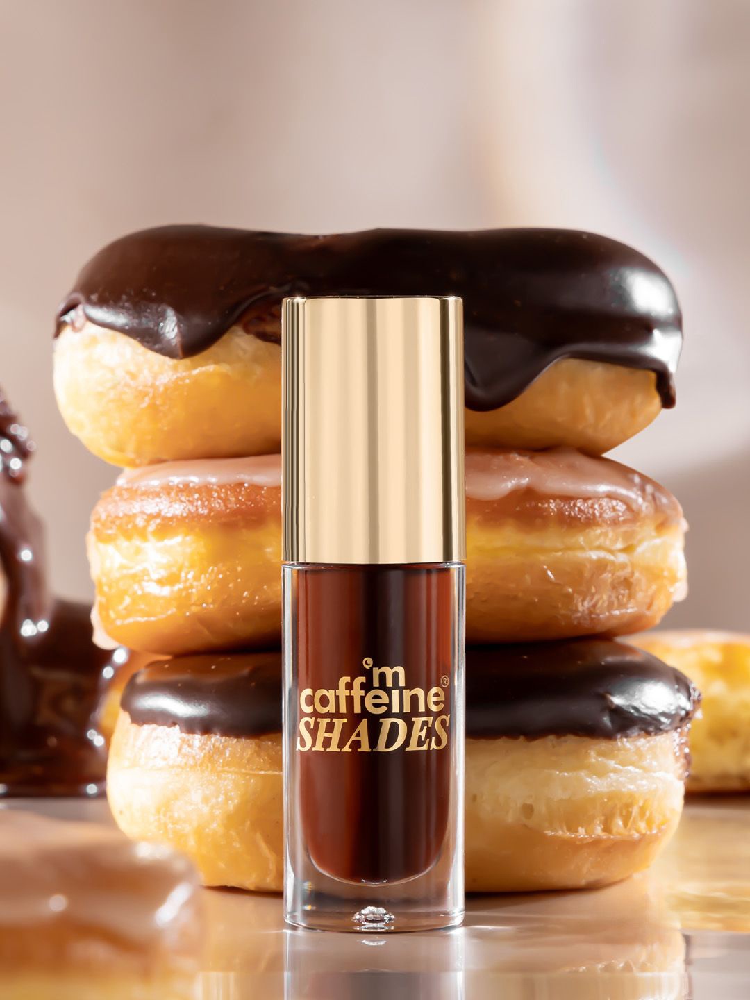 

mCaffeine SHADES Hydra Gloss Tinted Lip & Cheek Oil 5.5ml - Glazed Donut, Brown