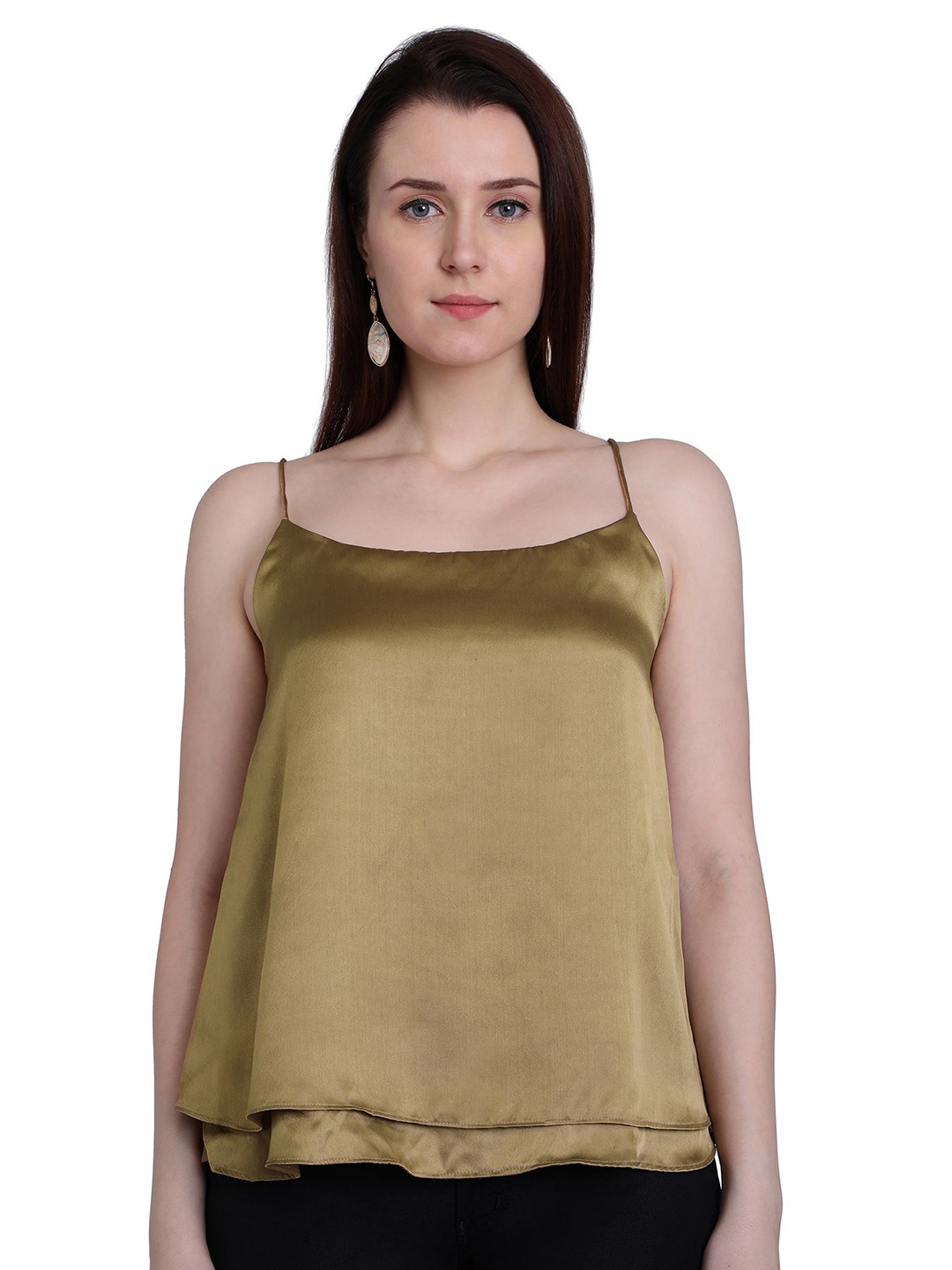 

Ashtag Satin Top, Gold