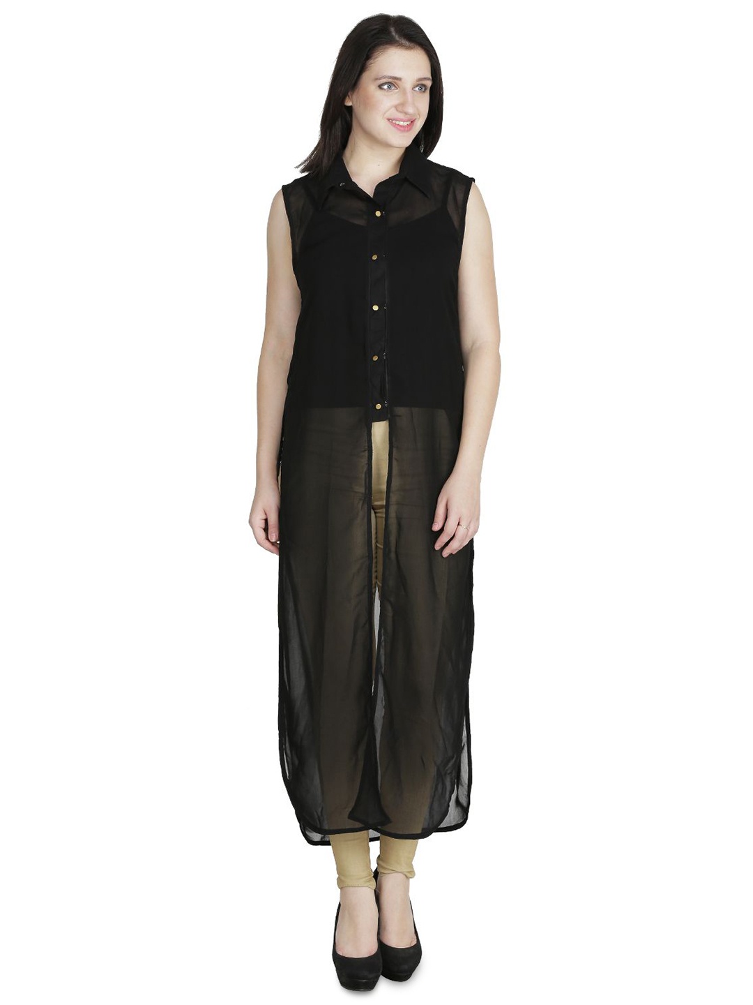 

Ashtag Women Sleeveless Top, Black