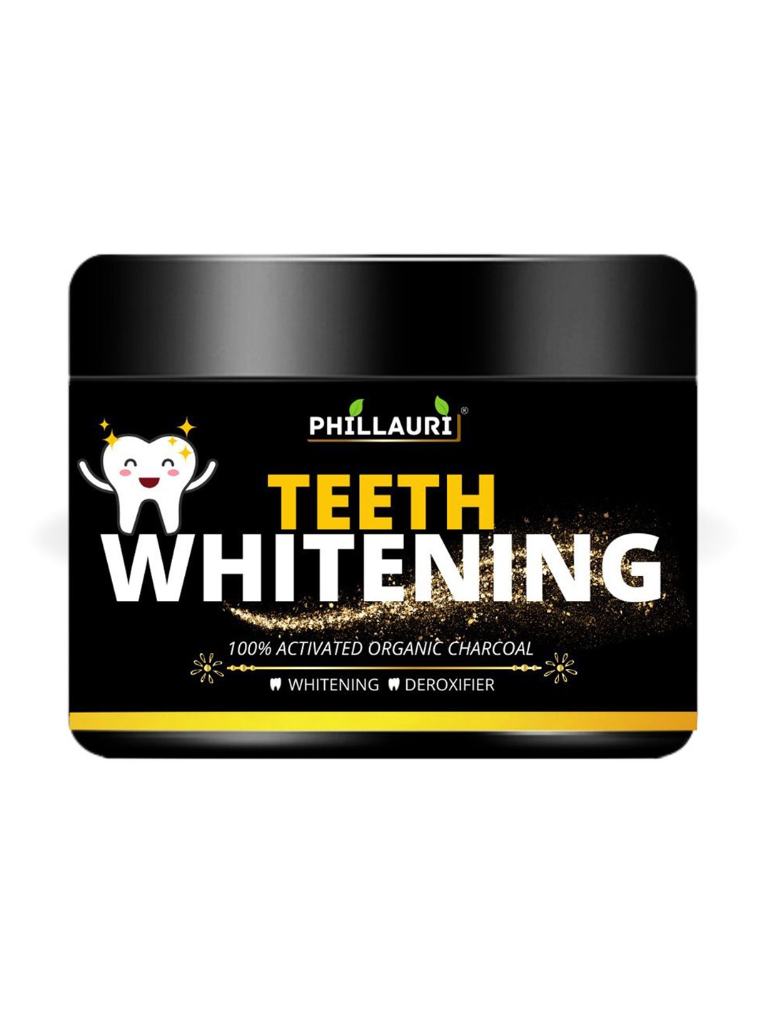 

Phillauri Teeth Whitening Powder For Whitening & Detoxifier-50g, Black