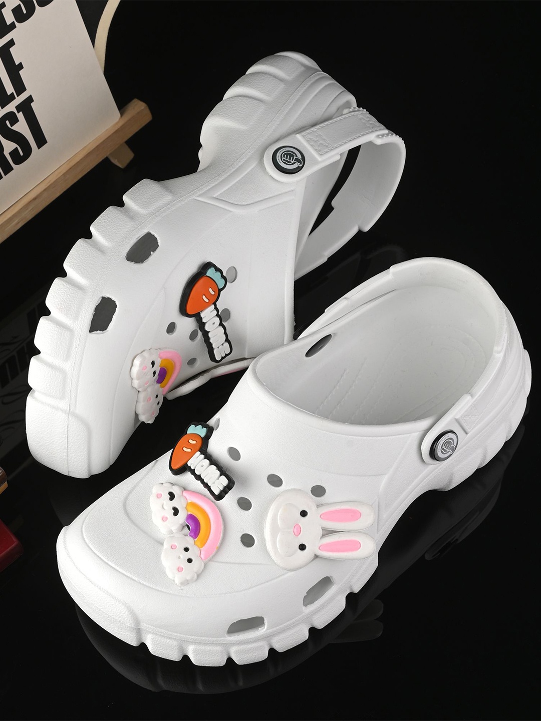 

BIRDE Women Embellished Clogs, White