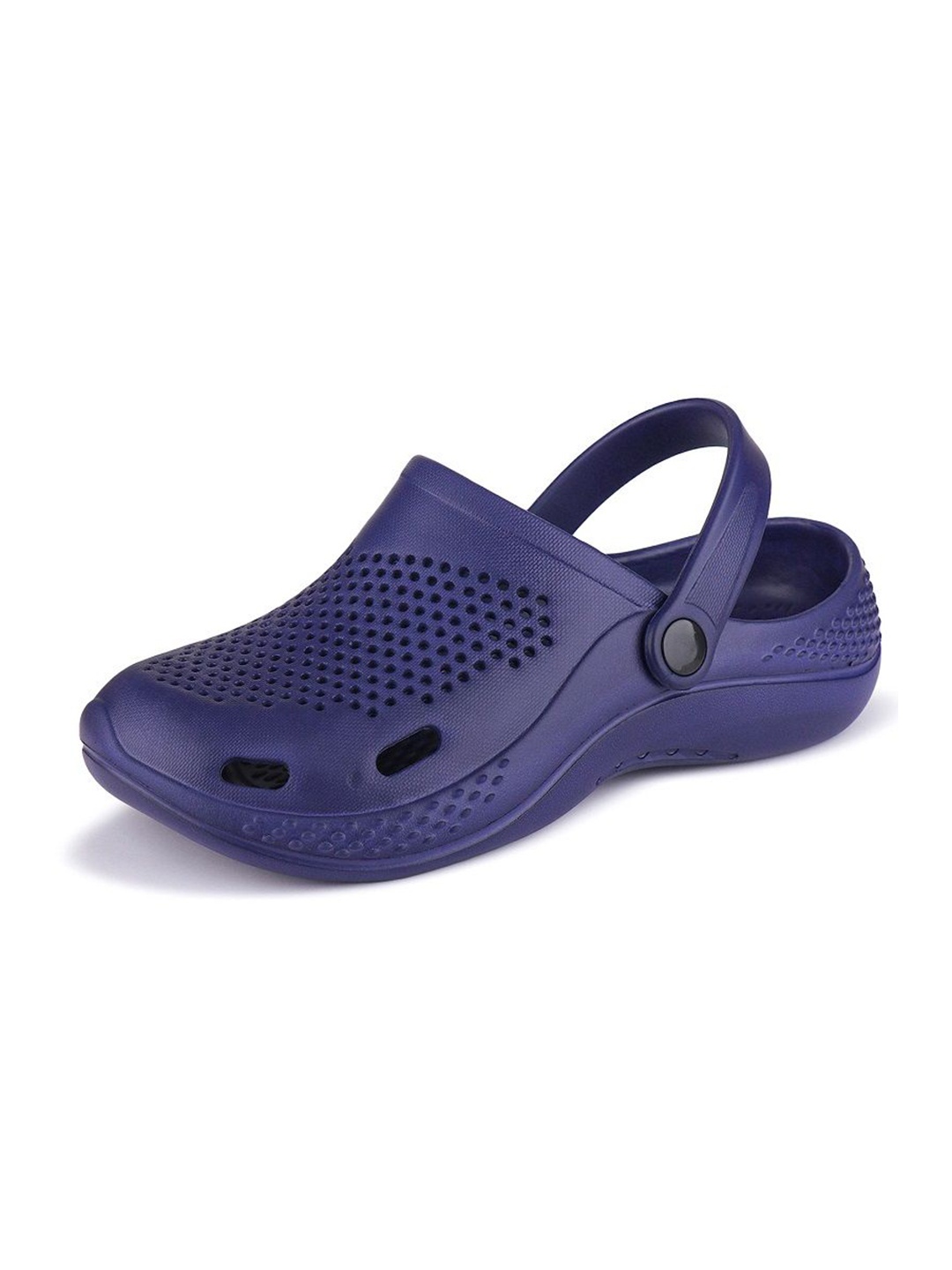 

BERSACHE Men Textured Clogs, Violet