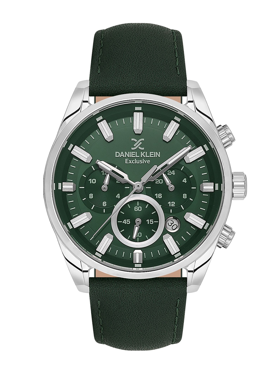 

Daniel Klein Men Dial & Leather Straps Analogue Watch DK.1.13741-3, Green