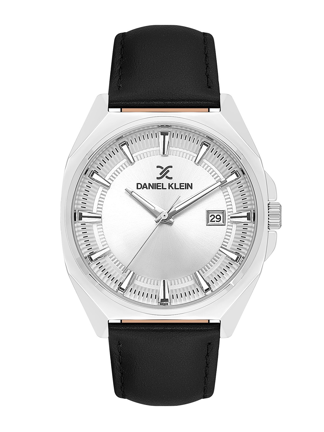 

Daniel Klein Men Dial & Leather Straps Analogue Watch DK.1.13752-1, Silver