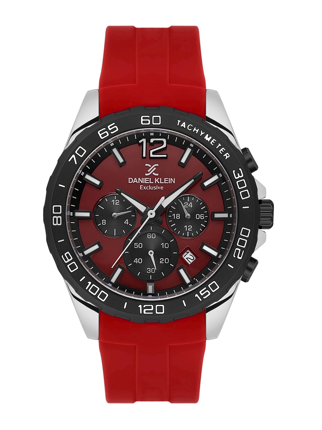 

Daniel Klein Men Printed Dial & Straps Analogue Watch DK.1.13742-2, Red