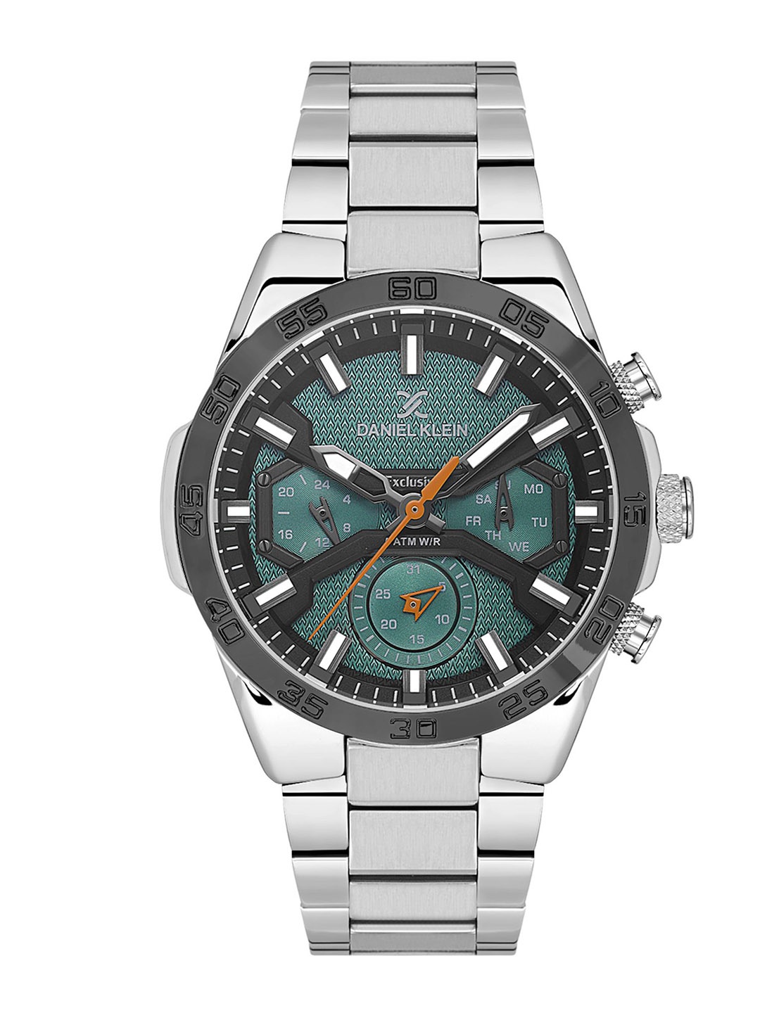 

Daniel Klein Men Embellished Dial & Bracelet Style Straps Analogue Watch DK.1.13747-4, Green