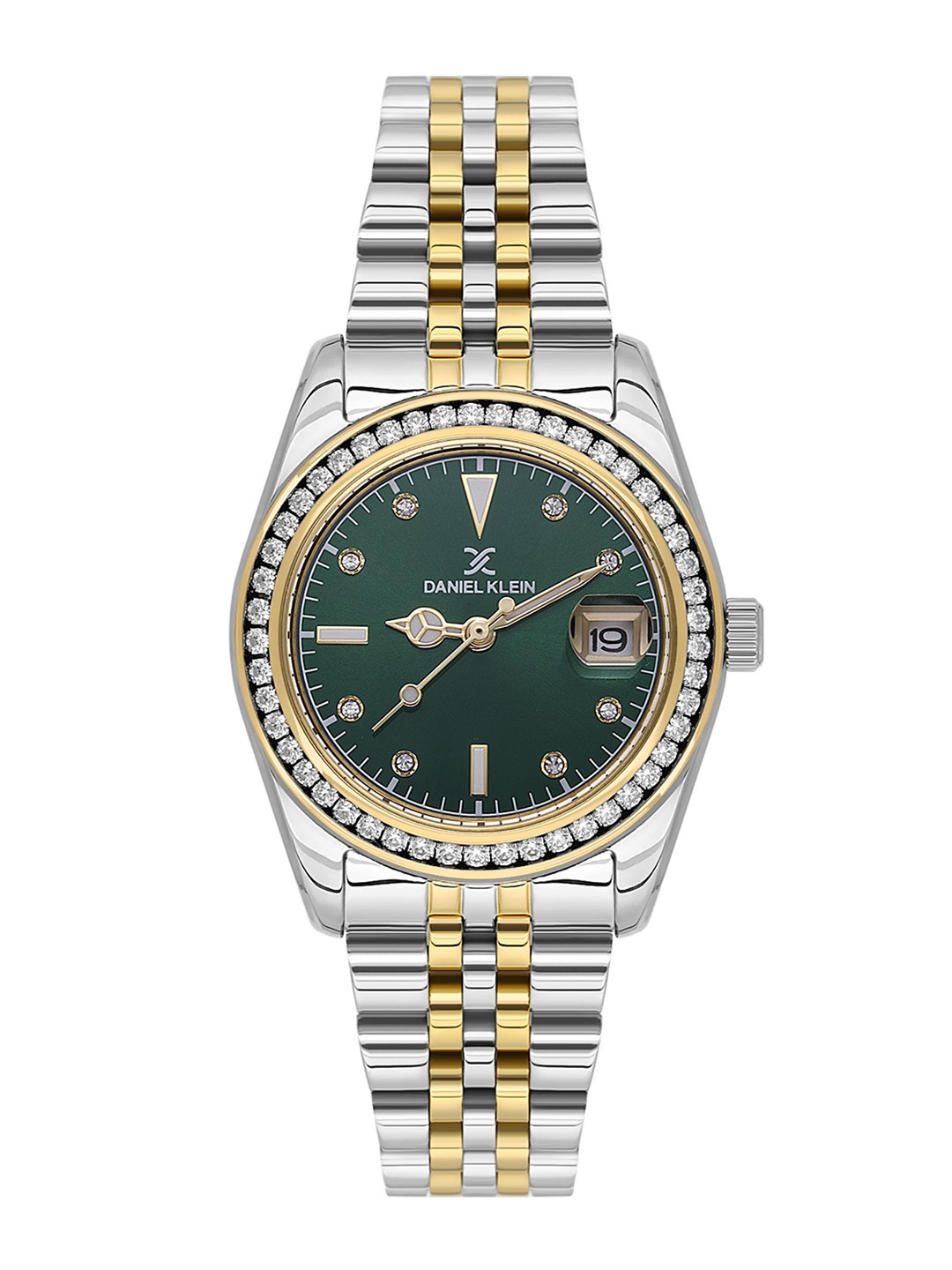 

Daniel Klein Women Embellished Dial & Bracelet Style Straps Analogue Watch DK.1.13715-4, Green