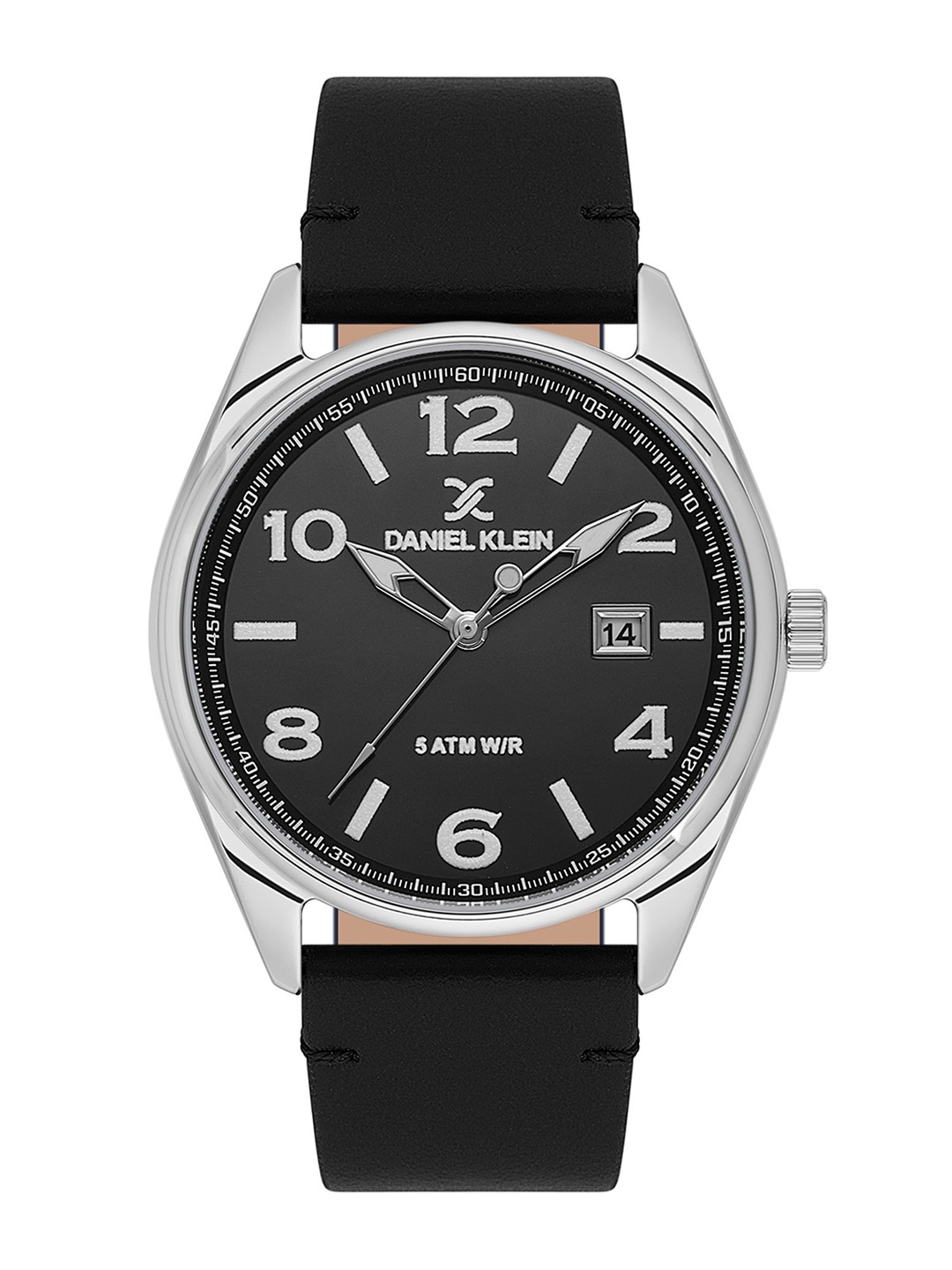 

Daniel Klein Men Dial & Leather Straps Analogue Watch DK.1.13732-1, Black