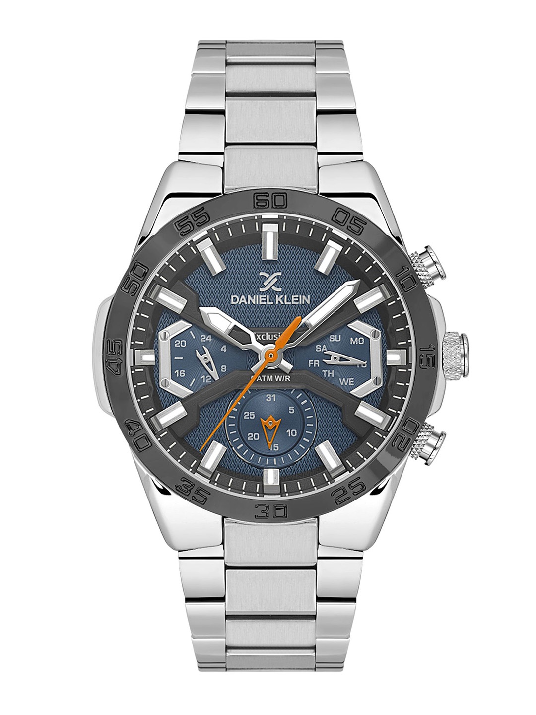 

Daniel Klein Men Dial & Bracelet Style Straps Analogue Watch DK.1.13747-3, Blue