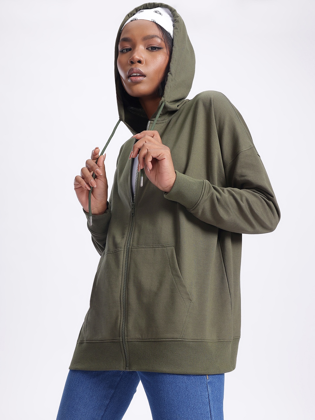 

DressBerry Urban Essentials Relaxed Fit Sweatshirt, Olive