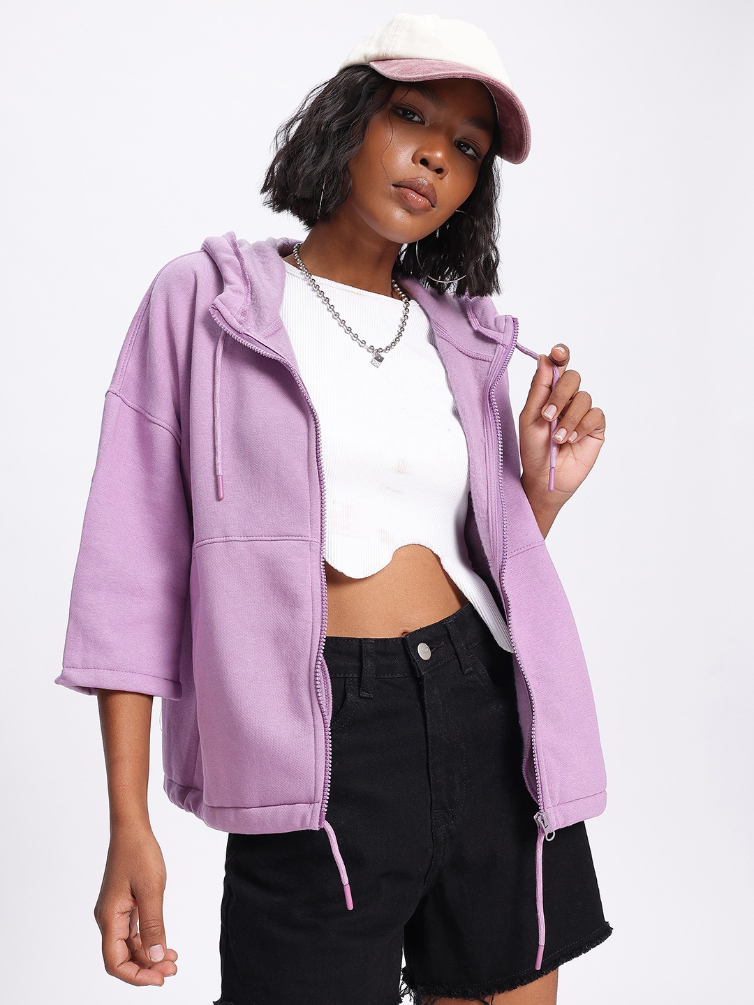 

DressBerry Chillwave Blaze Hooded Sweatshirt, Lavender