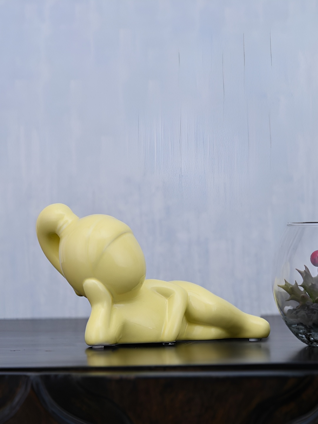 

Athome by Nilkamal Yellow Figurine Showpiece